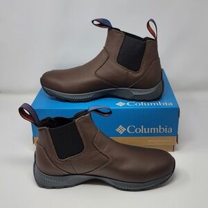 Columbia Landroamer Scout Boots Espresso/Warp Red Men's Size 10 Shoes 2044471200